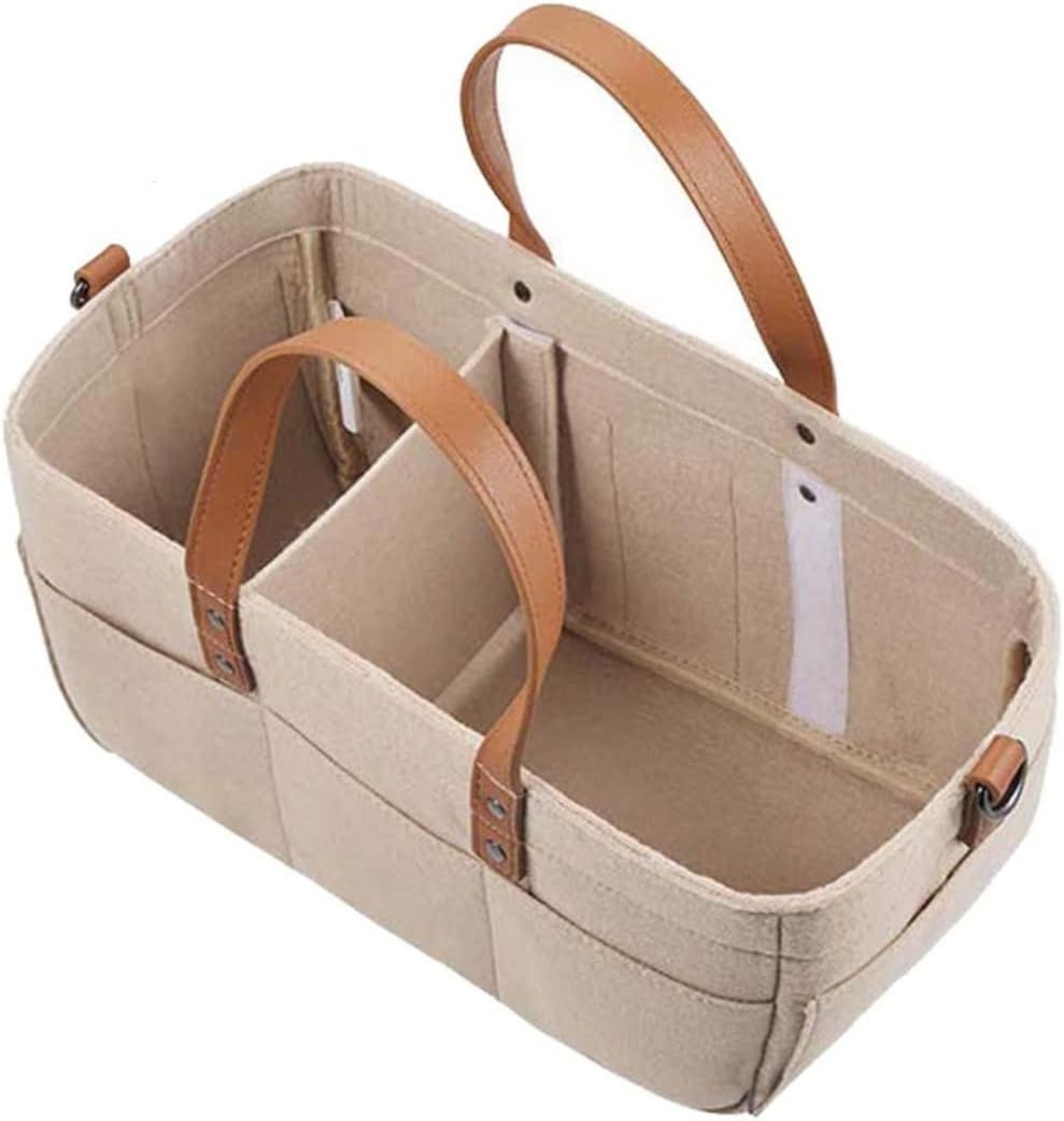 Baby Diaper Caddy Organizer Portable Storage Bin