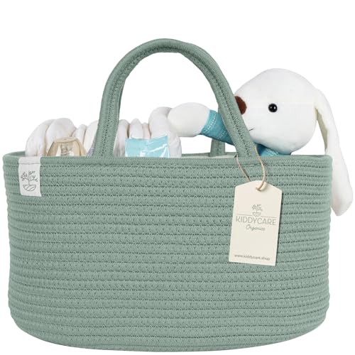 KiddyCare Diaper Caddy Organizer Gray with Handle