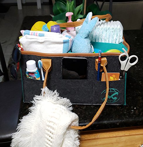 Baby Diaper Caddy - Durable Organizer for Stroller Car and Bath