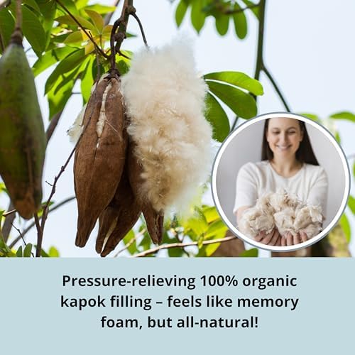 Comfort Pillow for Men Women Pregnancy U-Shape with Kapok Filling