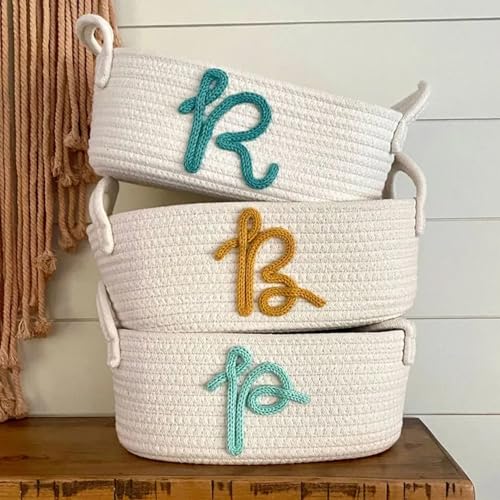 Personalized Baby Name Basket Style B