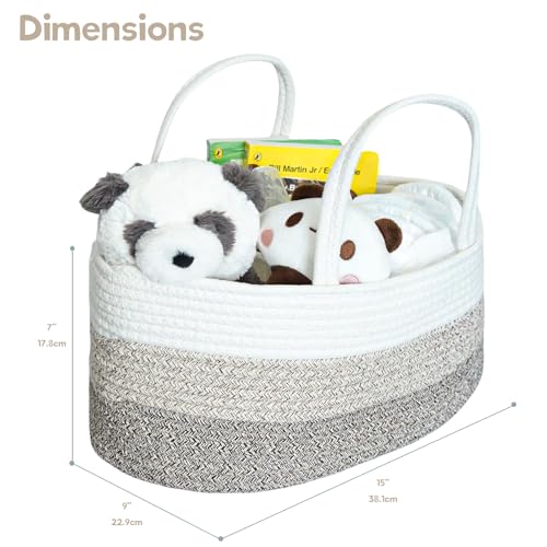 Baby Diaper Caddy Organizer - Gradient Brown