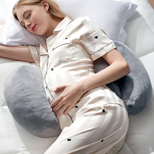 DOWNCOOL Pregnancy Pillow with Removable Cover 1