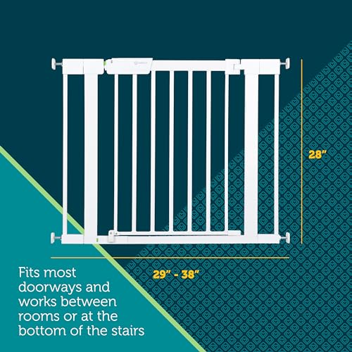 Safety 1st Pressure Mounted Baby Gate for Doorways with SecureTech
