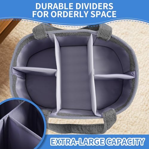 CCYLTL Plush Diaper Caddy Organizer - X Large
