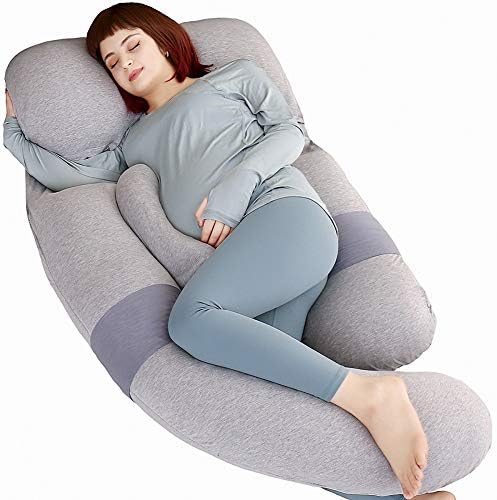 MOON PINE 60 Inch Pregnancy Pillow with Detachable Cover