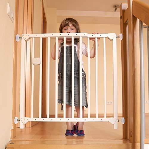 PAWOAH 4 Pack Wall Cups for Baby Gates Stair Safety Pet Gates