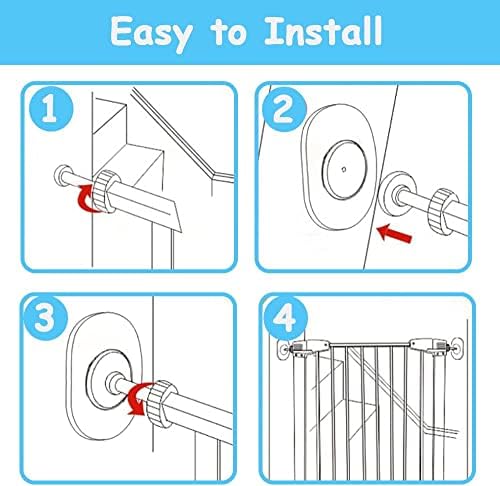 Ertzinla 4 Pack Baby Gate Wall Protector