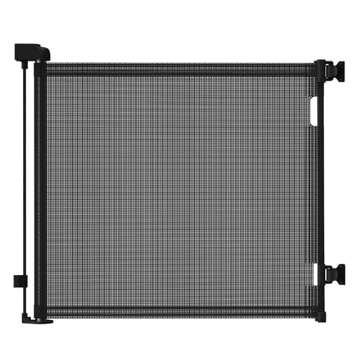 DEAR LOV Retractable Baby Gate - 33 Tall 55 Wide Black