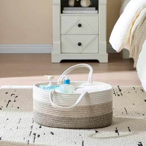 Baby Diaper Caddy Organizer - Gradient Brown