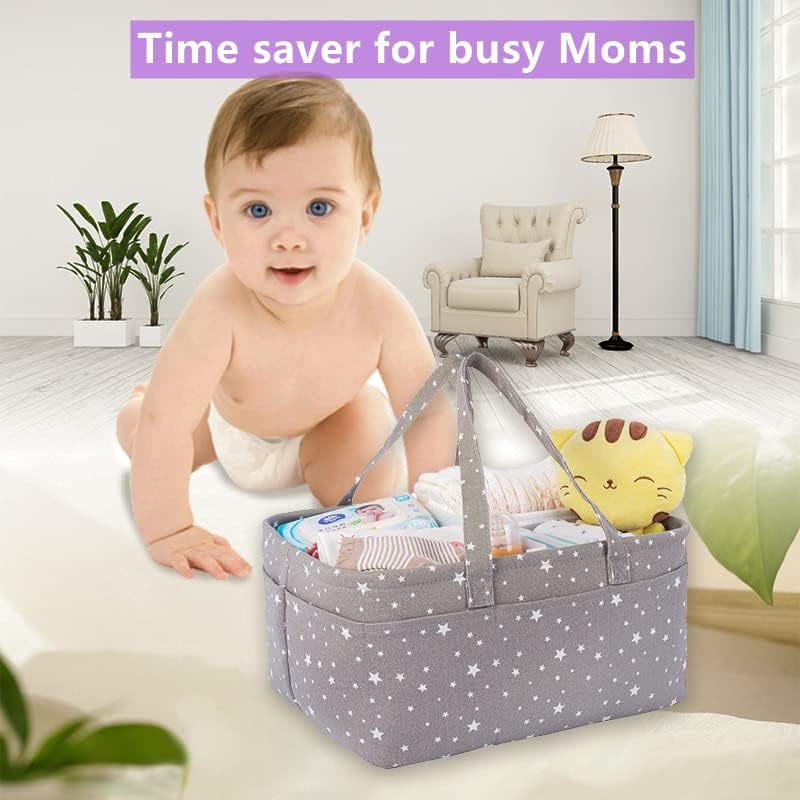 QiANBiRD Large Foldable Diaper Caddy Organizer 1