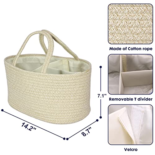 XUANGUO Baby Diaper Caddy Organizer with Handles