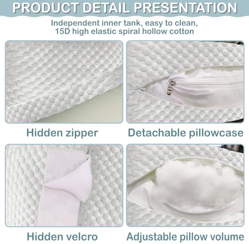 Bolloco Pregnancy Pillow with Adjustable Support and Detachable Cover