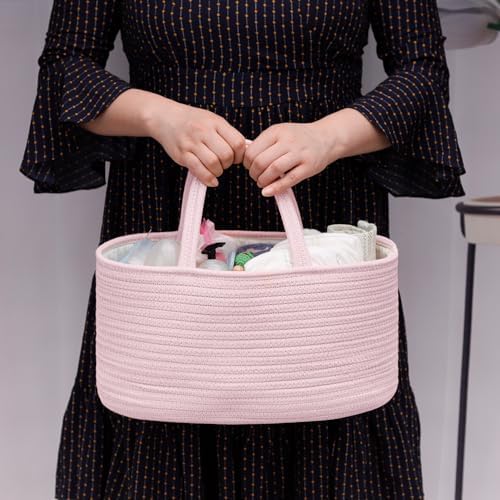 COMSE 2 Pack Large Baby Diaper Caddy Organizer