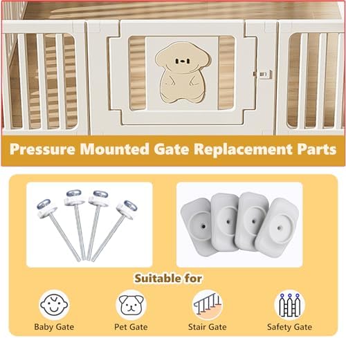 4 Pack Baby Gate Extender Replacement Parts 1