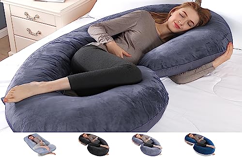 TINKLE WELL C-Shaped Pregnancy Pillow with Removable Cover 1