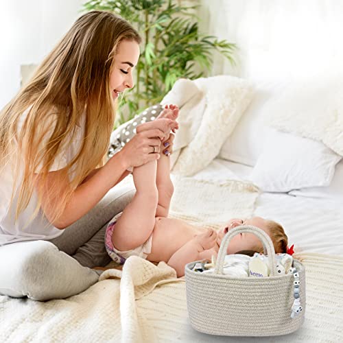 XUANGUO Baby Diaper Caddy Organizer with Handles