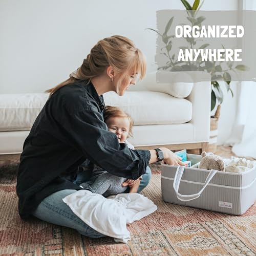 Lily Miles Diaper Caddy - 2 Organizers for Baby Essentials