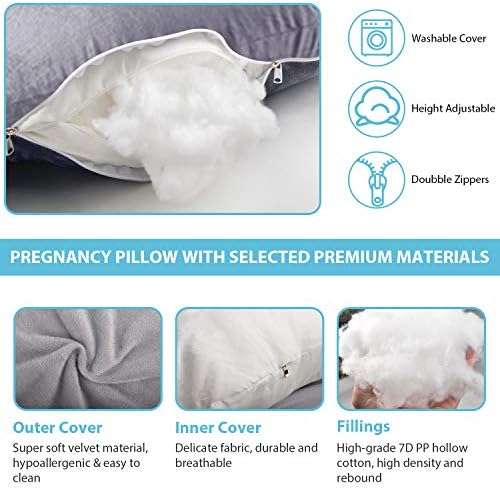 BATTOP Pregnancy Pillow for Full Body Support
