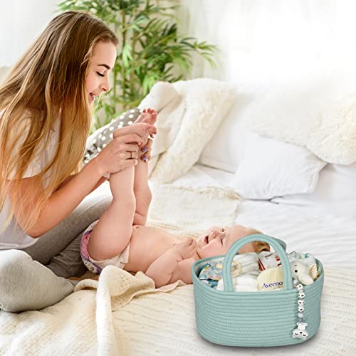 Cotton Rope Diaper Caddy Organizer for Baby 1