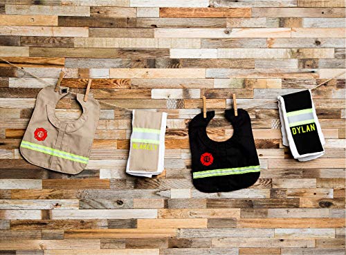DERMAEX Firefighter Bib Burp Rag Set