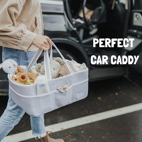 Lily Miles Diaper Caddy - 2 Organizers for Baby Essentials