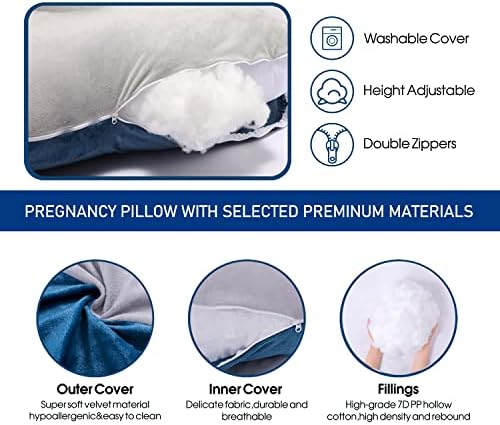 Cauzyart Pregnancy Pillow with U-Shape Design 1