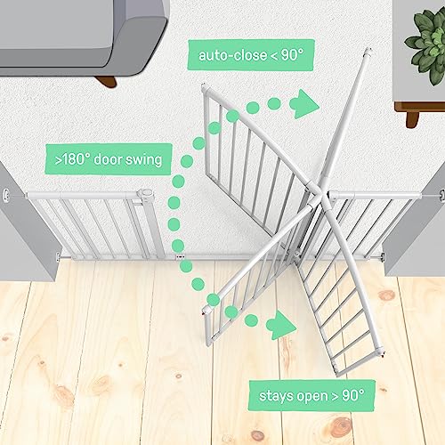 Summer Infant Extra Tall Wide Safety Gate - White