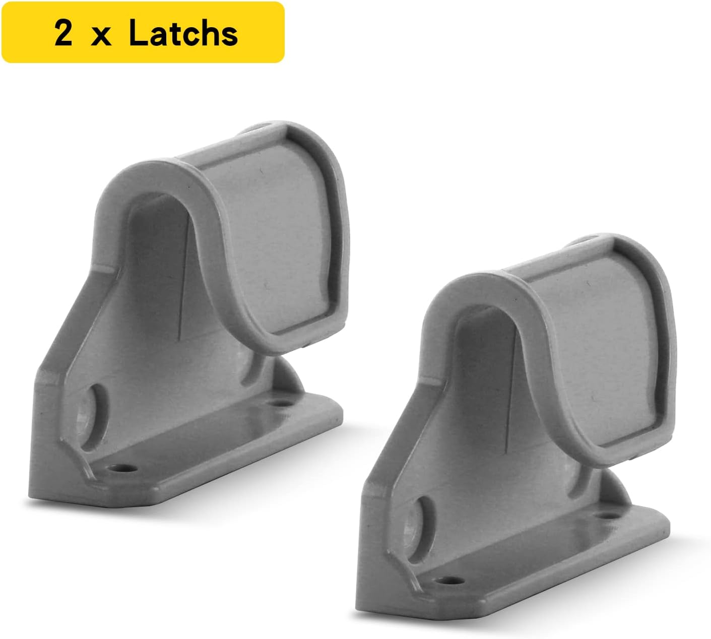 Dearlomum Retractable Baby Gate Hardware Set Grey