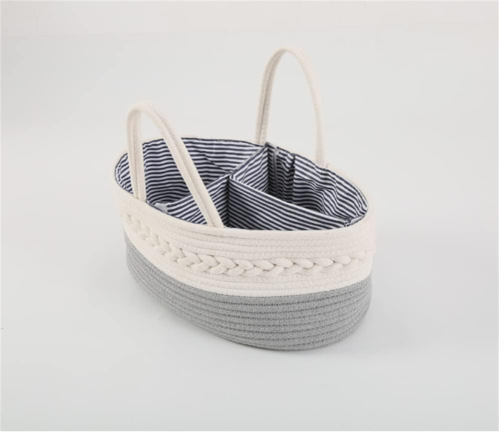 Lmbabter Diaper Caddy Organizer Portable with Removable Dividers