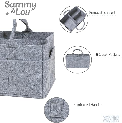 Sammy Lou Collapsible Felt Storage Caddy