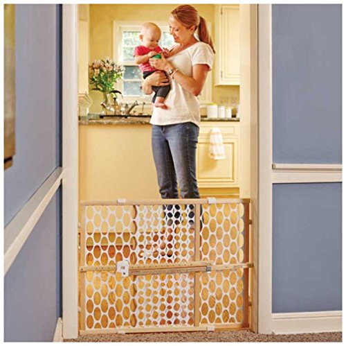 Toddleroo Quick Fit Oval Mesh Baby Gate - 265 to 42 Wide 23 Tall