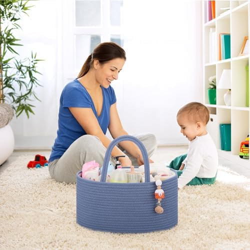 COMSE Large Diaper Caddy Organizer for Baby Essentials