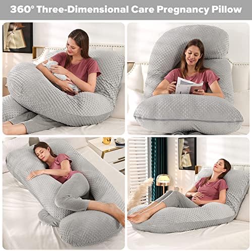 Elover Pregnancy Pillow 60inch Full Body Maternity Support