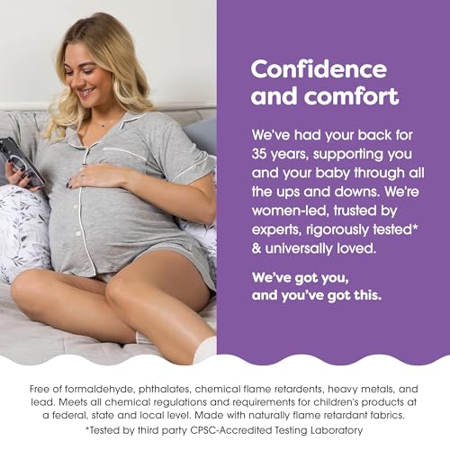 Boppy Side Sleeper Pregnancy Pillow Gray Falling Leaves 1