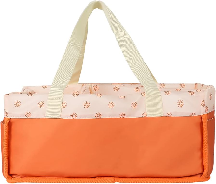 MOMIGO Baby Diaper Caddy Organizer - Portable Nursery Storage Basket