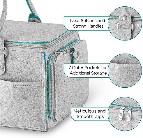 HBlife Baby Diaper Caddy Organizer Green