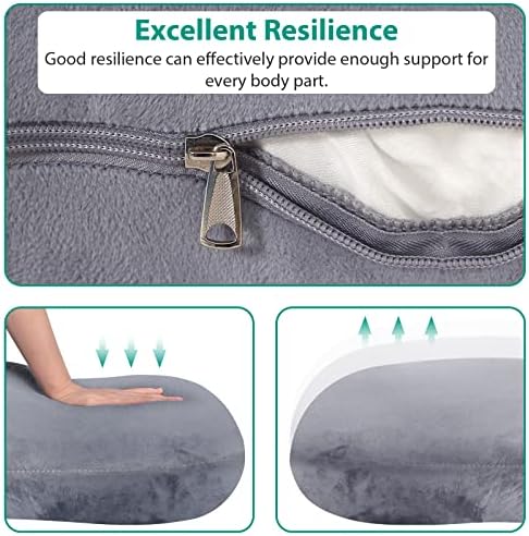 BATTOP Pregnancy Pillow with Cooling Washable Cover