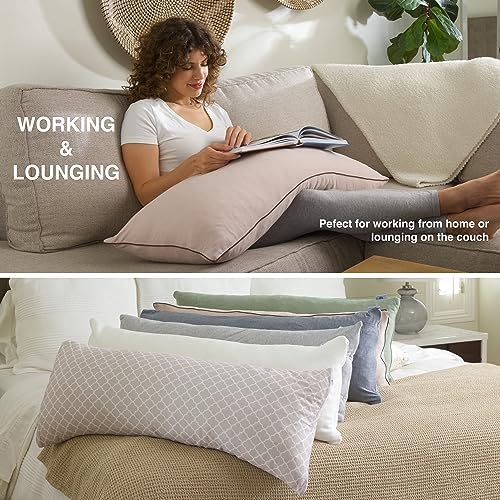 Pharmedoc Body Pillow for Adults with Memory Foam