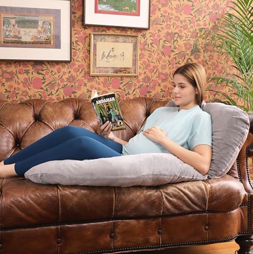 RELY Detachable U-Shaped Maternity Pillow - Full Body Support