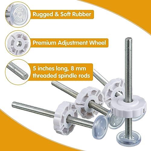 Dreyoo Baby Gate Extender 4 Pack M8 Spindle Rods 1