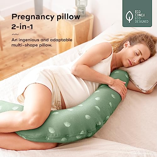 Babymoov BLove 2-in-1 Pillow - Organic Pregnancy Nursing Cushion