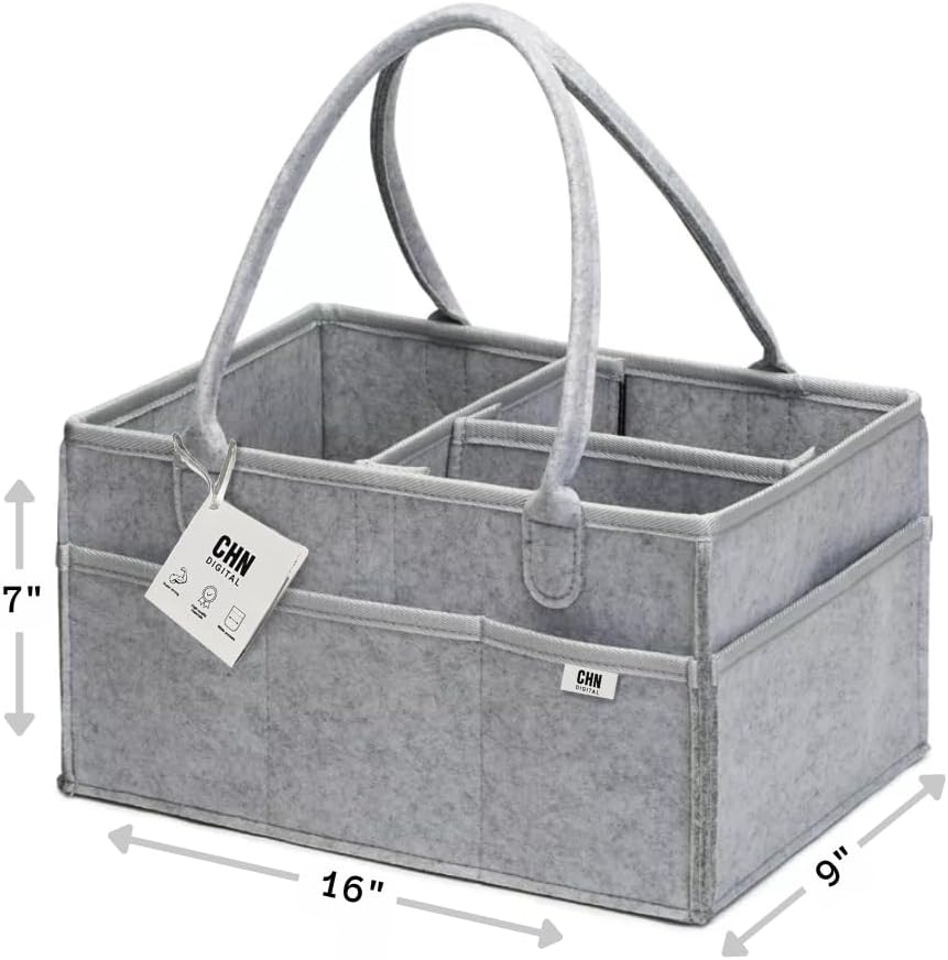 CHN Digital Baby Diaper Caddy with Handle
