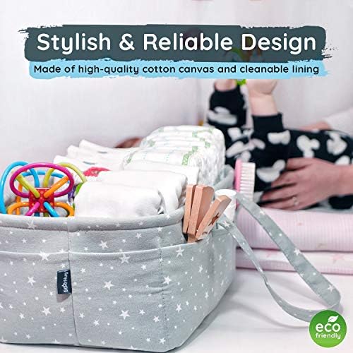 StarHug Baby Diaper Caddy Organizer - Gray 1