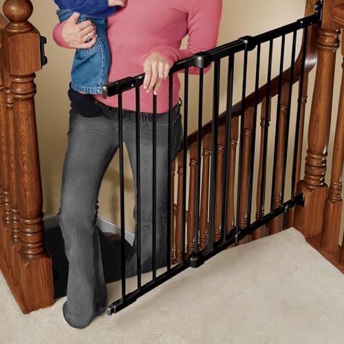 KidCo Angle Mount Stair Top Baby Gate Black