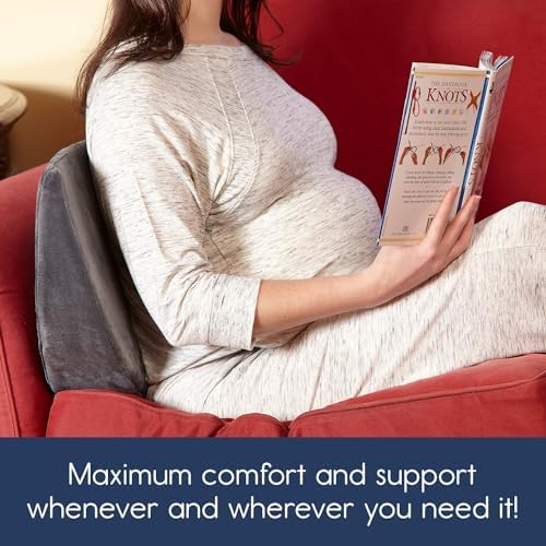 hiccapop Pregnancy Wedge Pillow - 2-Sided Memory Foam Support