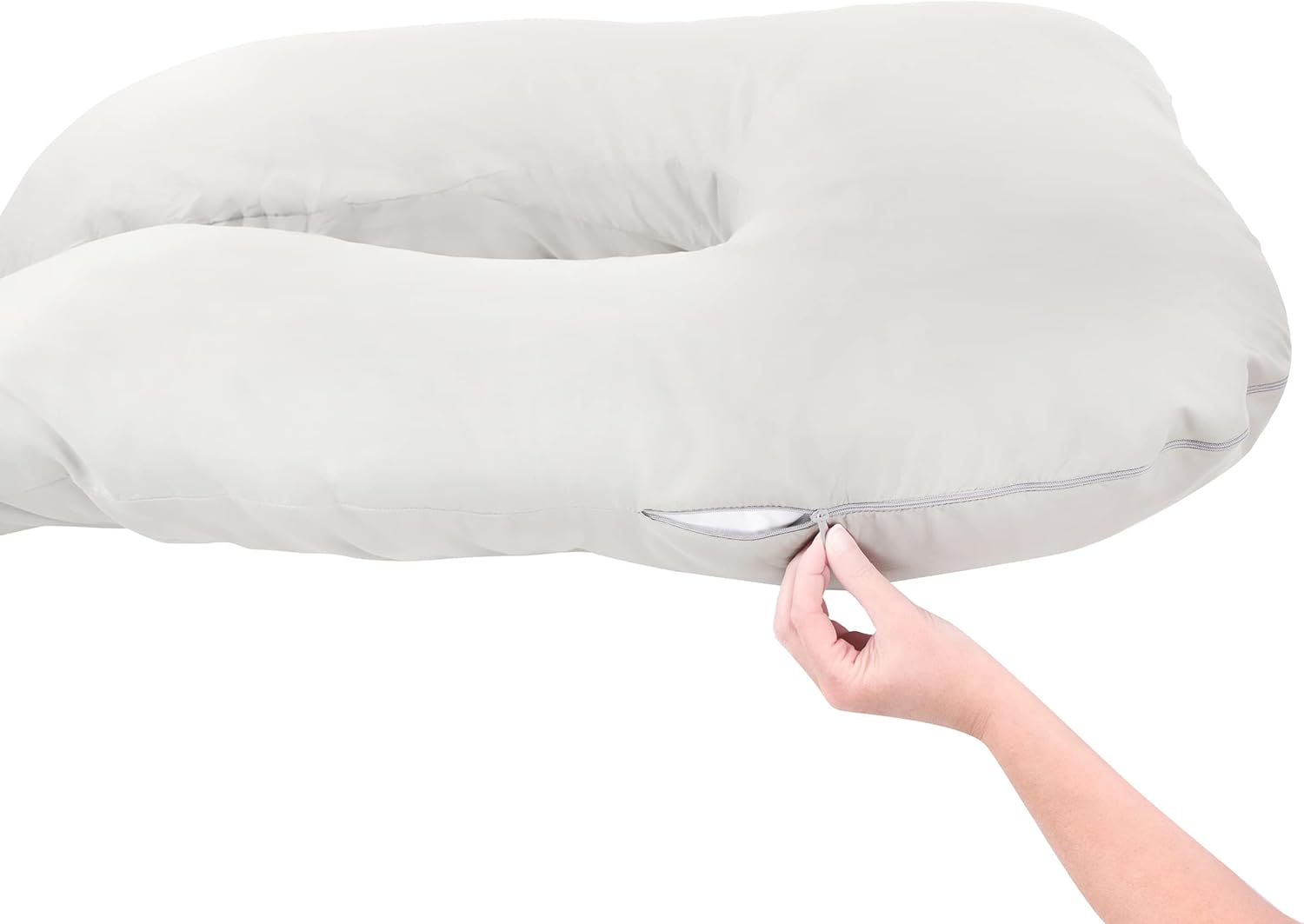 Acorn Baby Full Body Pillow - Light Gray 55x31in