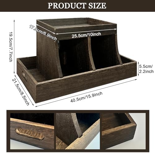 YEXEXINM 3-in-1 Diaper Caddy Organizer