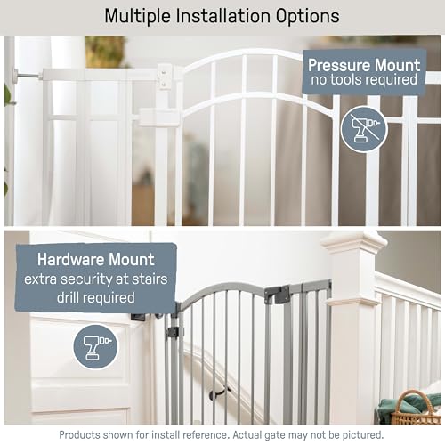 Summer by Ingenuity Doorway 48W Safety Gate - White