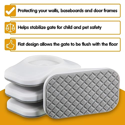 Dreyoo Baby Gate Extender 4 Pack M8 Spindle Rods 1